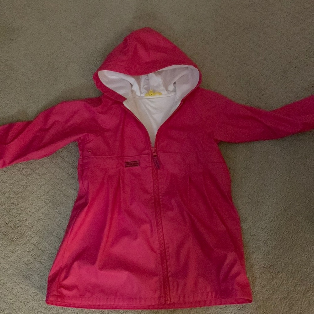 Pluie Pluie pink raincoat hoodie Size 6/6x